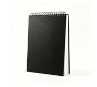 Carnet de Croquis A4 Papier Épais 160g/m² Reliure Spirale Idéal pour Dessin et Croquis (Noir)