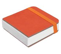 Carnet de croquis aquarelle, 30 feuilles, 8x8 cm, orange, papier épais de 300 g/m²