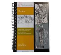 Carnet de croquis avec un set de crayons de graphite Monolith, format 30x20 cm, 124 pages