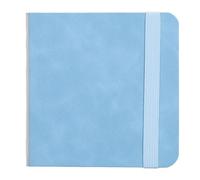 Carnet de croquis de 30 feuilles et carnet de papier aquarelle, carnet de croquis aquarelle de poche vert 10 x 10 cm avec papier à grain fin 300 g/m² pour supports secs et humides (Bleue)