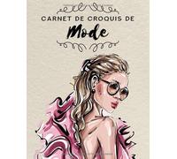 Carnet de croquis de mode: 100 Silhouettes féminines prêtes à dessiner | Pour les stylistes et les étudiants