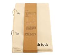 Carnet de croquis en tissu, journal portable en lin pour dessiner et écrire avec un design pliable