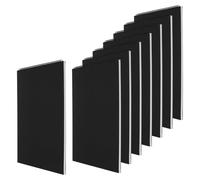 Carnet de croquis format A3, à spirale, 160 g/m², 30 feuilles, couleur noire, lot de 8
