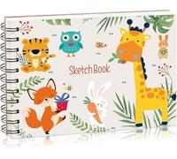 Carnet De Dessin A4 Enfant, 60 Feuilles, Reliure Spirale | Papier 140 G Épais, Double Spirale, Couverture Rigide Illustrée, Pour Dessin, Coloriage Et Croquis