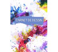 Carnet de dessin de 110 pages blanches: Format A4 - Cahier de dessin de 21x29.7cm