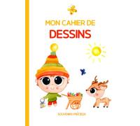 Carnet de dessin enfant: Cahier de dessin A4 100 pages de feuilles blanches | Jolie Couverture Gnome | Cahier vierge Grand format pour apprendre à dessiner: Des souvenirs pour la Vie