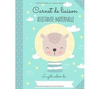 Carnet de liaison Nounou Narratik - 150 fiches de liaison - 150 pages - 21.5 x 28 cm