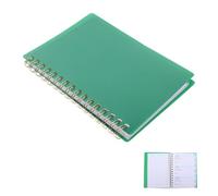 Carnet de Mots de Passe A6 Vert avec Spirale et Index Alphabétique | Répertoire Spirale, Pages PP et Papier, Écriture Fluide, Format Compact pour Maison, Voyages, Organisation