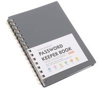 Carnet de Mots de Passe PP Papier à Spirale, A6, Onglets Alphabétiques | Carnet Repertoire Alphabetique, Bloc-notes Portable, Registre des Mots de Passe, pour Sites et Bureau
