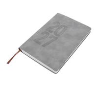 Carnet de Notes Annuel 2027 en Papier pour Tâches et Réunions | Pages Structurées pour Planning, sans Bavure ni Effilochage, Usage Bureau, École, Format 8.3x5.7 Pouces Gris
