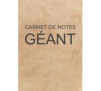 Carnet de notes Géant: Gros cahier 600 Pages Avec Papier Ligné Grand Format A4 (21 x 29.7 cm)