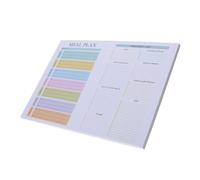 Carnet de Planification Hebdomadaire Magnétique pour Réfrigérateur, | Bloc-notes en Papier, Liste D’achats Détachable, Disposition Claire, Organiseur Familial Interactif