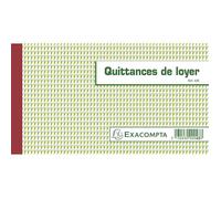 Carnet de quittances de loyer - EXACOMPTA - 43E 10x - Détail des charges - Pour locations nues ou meublées - Copie conservée
