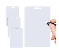 Carnet effaçable pour porte-badges rétractable, 4 pièces réutilisables, tableau blanc, pour infirmières, médecins, étudiants, assistants, planificateurs, bureaux, hôtels, écoles, bibliothèques