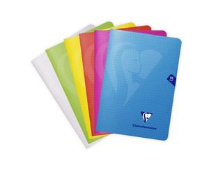 Carnet piqué Clairefontaine Mimesys 14,8 x 21 cm assorti aléatoire 5 x 5 - 96 pages