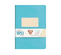 Carnet piqué collection 1951 A5 96 pages ligné - Turquoise