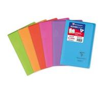 Clairefontaine Lot de 3 Carnets Koverbook 11x17 cm 96 p. 90g 5x5 Polypro Coloris aléatoire