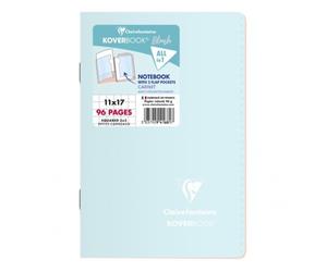Carnet piqué Koverbook Blush 11x17cm 96 pages petits carreaux couverture polypropylène opaque bicolore Couleur aléatoire - Assortis