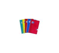 Carnet Oxford Color Life 11x17cm petits carreaux 5mm 100 pages reliure spirale couverture carte coloris assortis