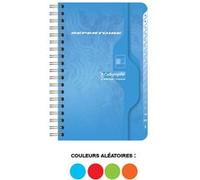 Carnet - Répertoire - 11x17cm - Petits carreaux - 96 pages - Spirales - Clairefontaine G