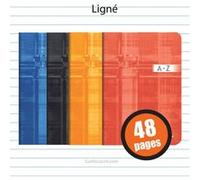 Clairefontaine 3688C Un Répertoire Alphabétique Agrafé - A5 14,8x21 cm - 96 Pages Lignées - Papier Blanc 90 g - Couverture Carte Pelliculée Couleur Aléatoire