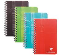Carnet spirale Clairefontaine 11 x 17 cm - petits carreaux - 180 pages