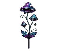Carnivorous Plant Garden Stake - Gothic Metal Plate, Toothy Yard Signs | Flat Iron Beast Flytrap Spooky Outline plate | Outdoor Patio Lawn Flower Beds Balcony Ground Insertion Art Decorations