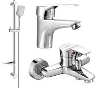 Caro DF62 SET mitigeur bain et lavabo, chrome (746603DF62-00)