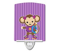Caroline's Treasures Lampe de nuit en céramique Singe