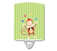 Caroline's Treasures Lampe de nuit en céramique Singe
