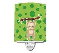 Caroline's Treasures Sloth Veilleuse en céramique