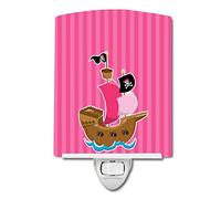 Caroline's Treasures Veilleuse en céramique Motif bateau pirate