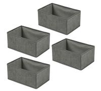 carotoe Boîte de rangement à 4 tiroirs, boîte de rangement efficace pour vêtements, organisateur pour dortoir ou voyage, chapeau et écharpe