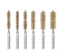 carotoe Brosse de Nettoyage, Tube métallique, Brosse de Polissage pour perceuse, Matrice d ' estampage, élimination de la Peinture, Lavage, Outil de Polissage, Ensemble de Nettoyage, 6 pièces