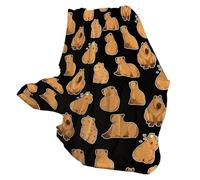 carotoe Capybaras - Couverture en Flanelle imprimée pour lit, Douce et Chaude, pour canapé, Couvre-lit, Plage, Voyage, Bureau, Couverture de répétition