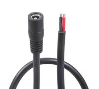 carotoe Connecteurs Femelles DC5.5x2.5mm, Cordon d ' Alimentation 16awg, noyaux en cuivre pour Bandes LED, Adaptateur d ' Alimentation de Remplacement, câble d ' Alimentation de caméra CCTV