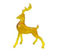 carotoe Décoration contemporaine de Rennes en résine, Figurine de cerf, Animal de Collection Debout pour Un intérieur élégant, Figurine de Rennes en résine
