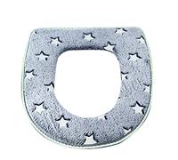 carotoe Housses de siège de Toilette, Coussin de siège de Toilette Doux et Confortable, Tapis Lavable pour Salle de Bain, Housse Amovible, Tapis Phosphorescent