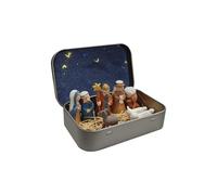 carotoe Petites Figurines de scène de la Nativité en résine, Ornement de scène imprimé pour Un Long Service, décoration de Noël dans Divers contextes, Ornement de Bureau de la Nativité
