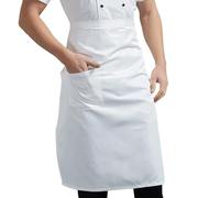 carotoe Tablier de travail des chefs demi-corps en polyester, accessoire de cuisine, résistant déversements, tablier confortable pour le personnel de cuisine du restaurant, demi-corps
