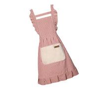 carotoe Tablier en coton et lin mélangé, bandes élastiques, accessoire de cuisine, de cuisson, unisexe, avec bandoulière réglable