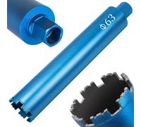 Carotteuse diamant à eau - Carotte diamantée - 63 mm - 400 mm - Filetage 1¼ pouce UNC