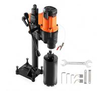 Carotteuse diamant avec support, moteur 3200 W, perçage humide et à sec pour béton et brique