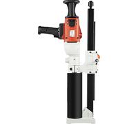 Carotteuse diamantée - Carotteuse - 2200 W - 1200 tr/min - Ø 180 mm - Humide/sec - Avec support et outil à main 2 en 1 - Prise UE 220 V - Rouge