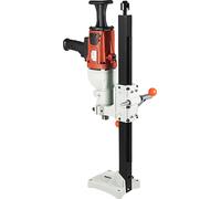 Carotteuse pour béton - Foret diamanté avec support réglable - 2200 W - Perçage à sec et à l'eau - Ø 18 cm max - Pour béton et murs en briques - Rouge