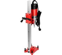 Carotteuse pour béton - Support de forage/rigide - 2300 W - Ø jusqu'à 165 mm - Moteur sans balais - Course 60 cm - Tuyau d'eau 3,5 m - Prise UE - Rouge