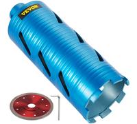 Carotteuses diamantées VEVOR, carotteuses de 4 pouces / 101 mm de diamètre, carotteuses pour béton de 9,5 pouces / 241 mm, carotteuses avec filetage de 5/8 pouces-11, carotteuses à sec/à eau avec lame