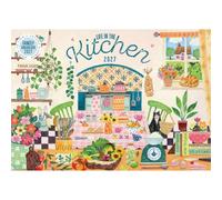 Carousel Worldwide Agenda mural 2027 Life in the Kitchen A4, affichage mensuel