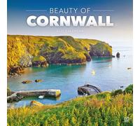 Carousel Worldwide Beauty of Cornwall - Calendrier mural carré 2027 - 12 mois - Photographie côtière et campagne