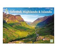 Carousel Worldwide Calendrier mural 2027 des Highlands et des îles écossaises, format A4, calendrier mensuel sur 12 mois, photographie dramatique des Highlands